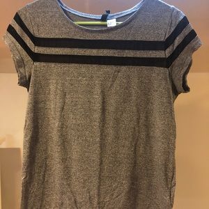 Small H&M tee with sheer paneling